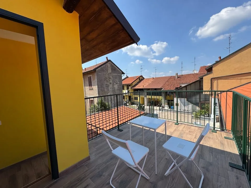 Terrace — möblierte Wohnung in Mailand — Terrasse